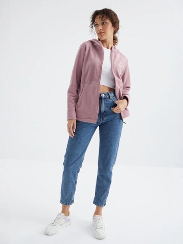 Tommy Life Fleece Jacket in Purple