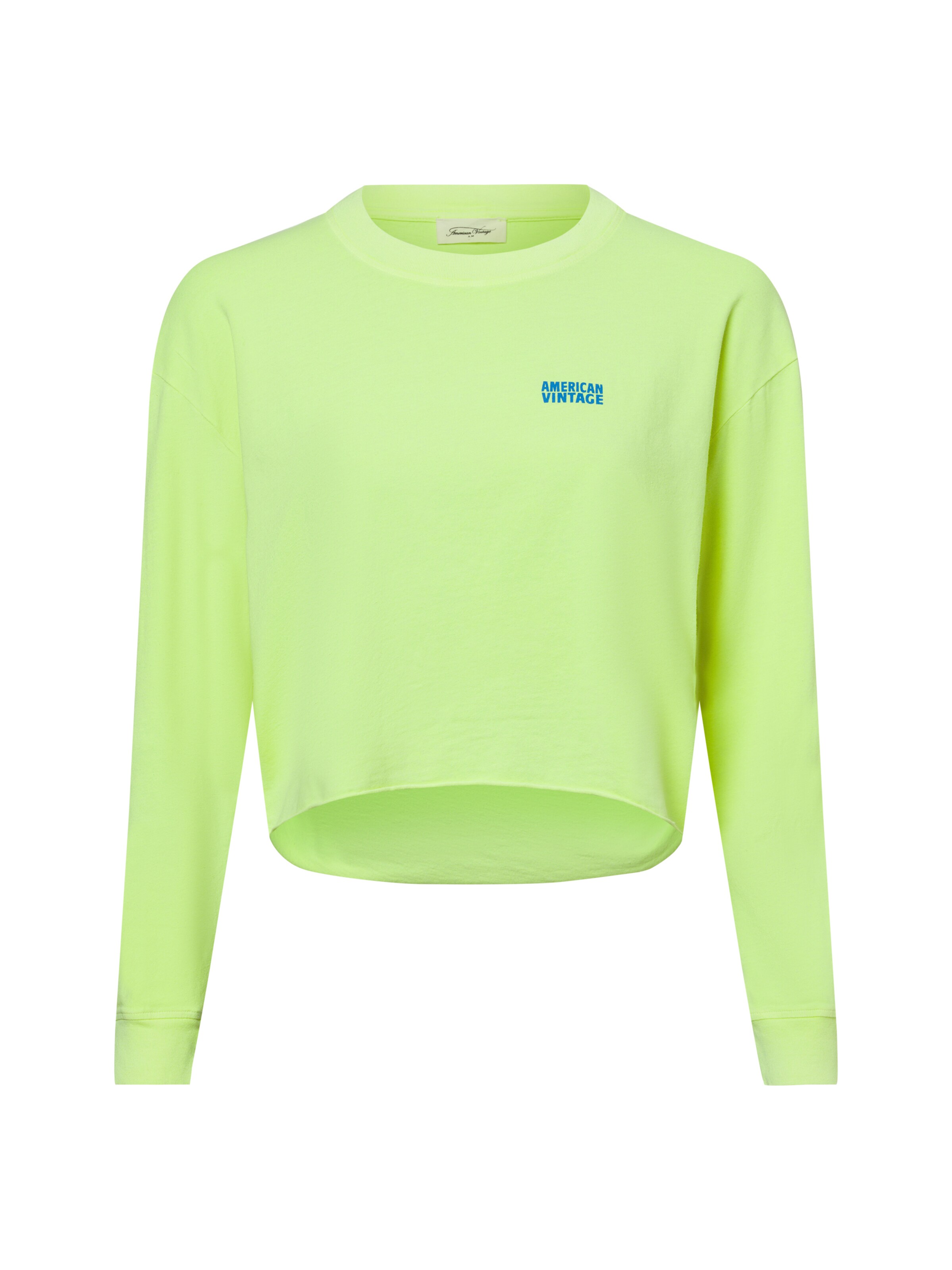 AMERICAN VINTAGE Shirt ' Pymaz ' in Groen: voorkant