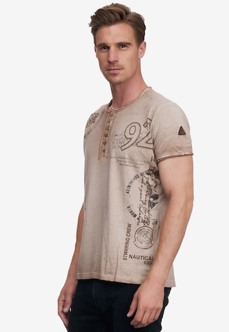 Rusty Neal T-Shirt in Beige: predná strana