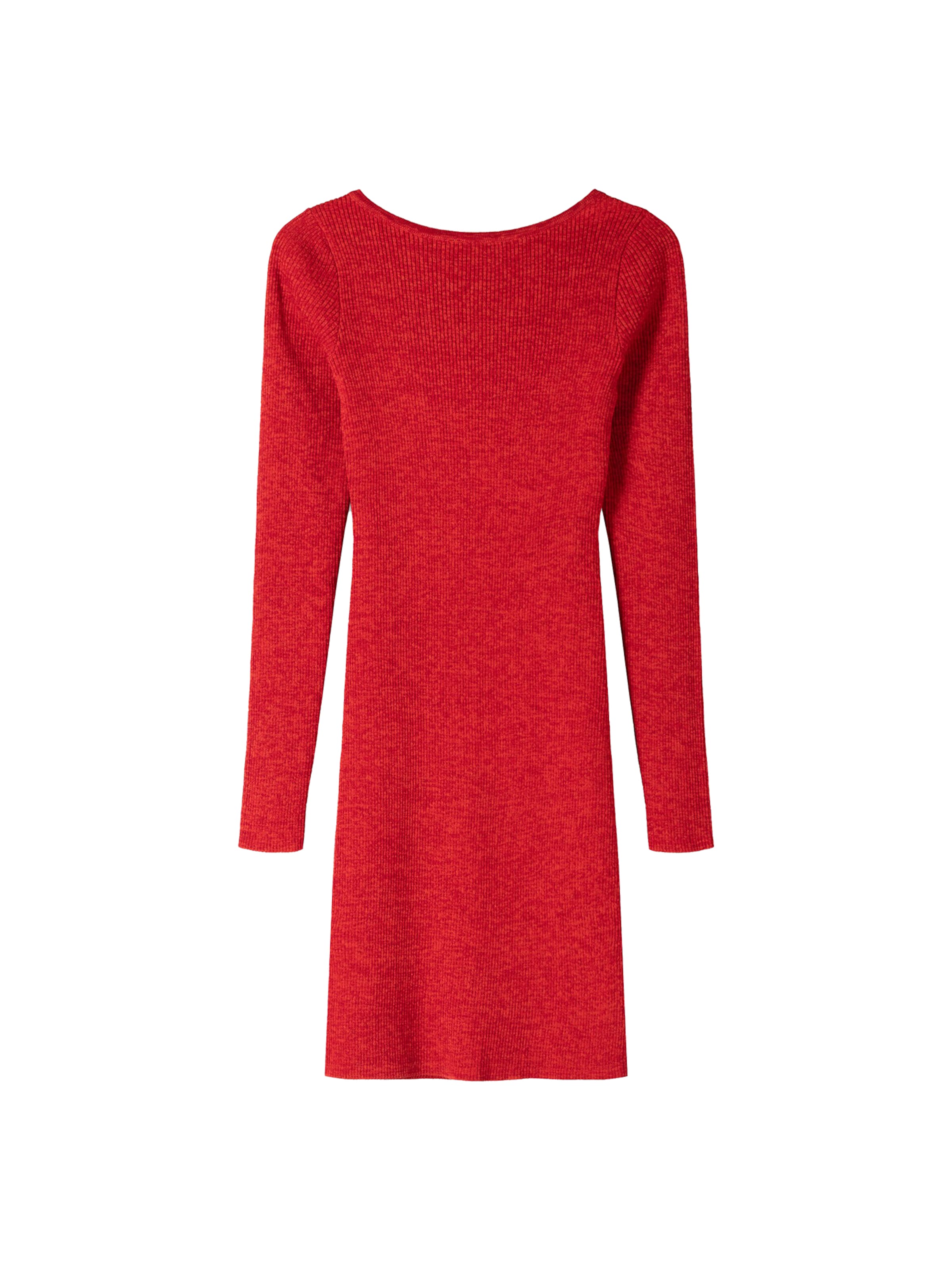 Abito in maglia di Bershka in rosso: frontale