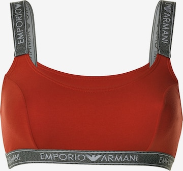 Bustino Reggiseno di Emporio Armani in rosso: frontale