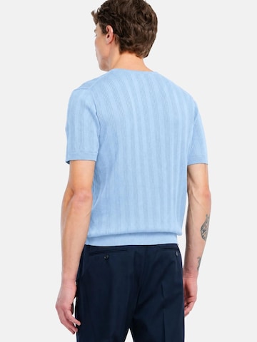 Manuel Ritz Shirt 'T-SHIRT M/M IN FILO' in Blauw