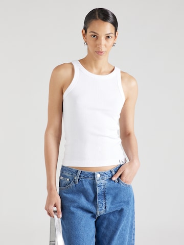 Calvin Klein Jeans Topp i hvit: forside