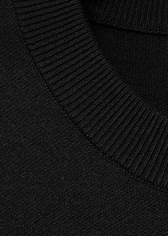 MANGO MAN Pullover 'Luxus' in Schwarz