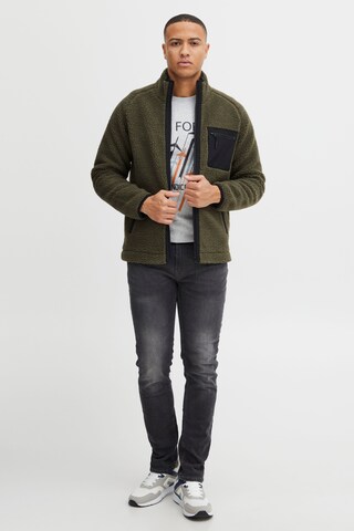 INDICODE JEANS Fleecejacke 'Trodie' in Grün