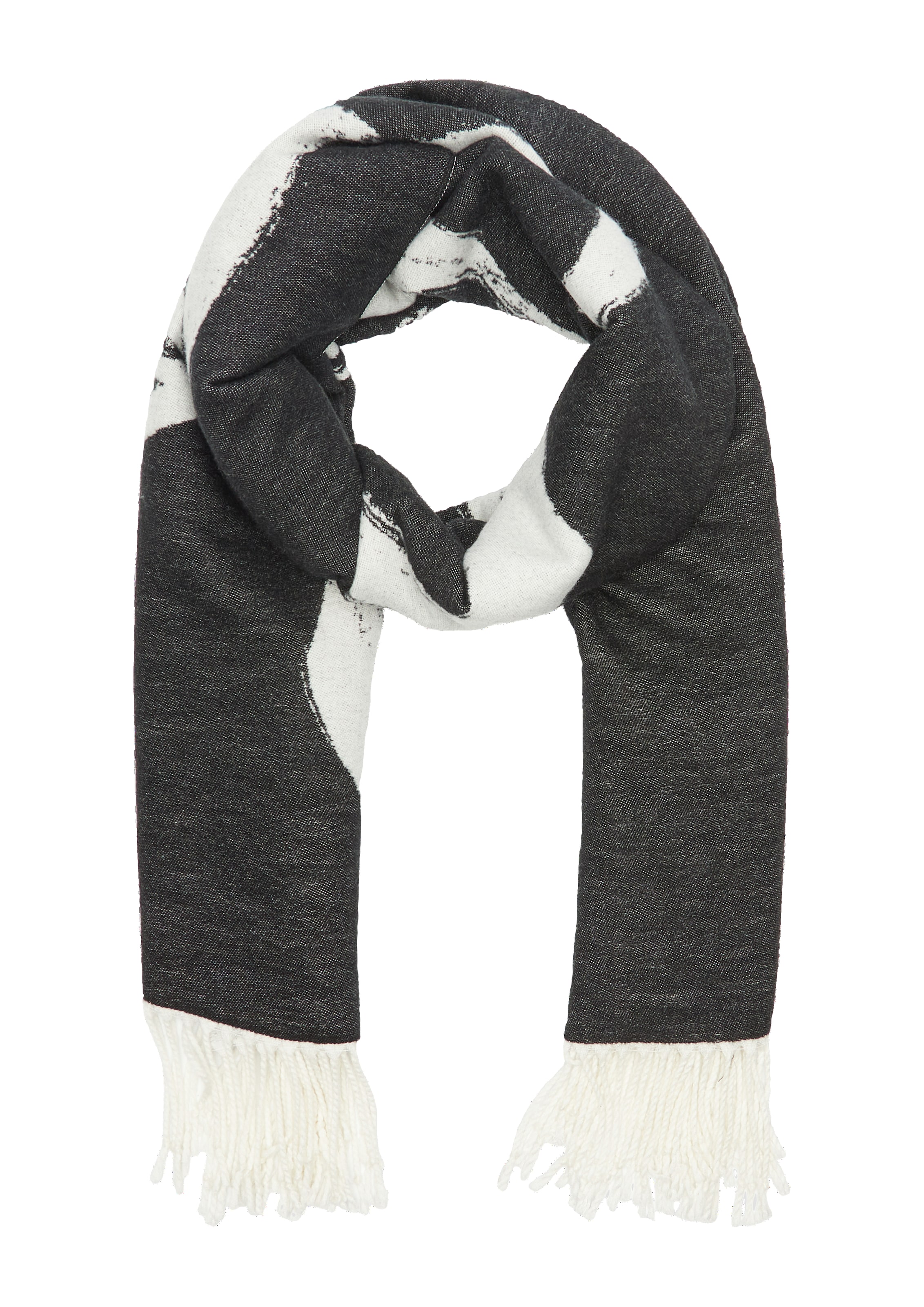 Écharpe s.Oliver BLACK LABEL en noir : devant
