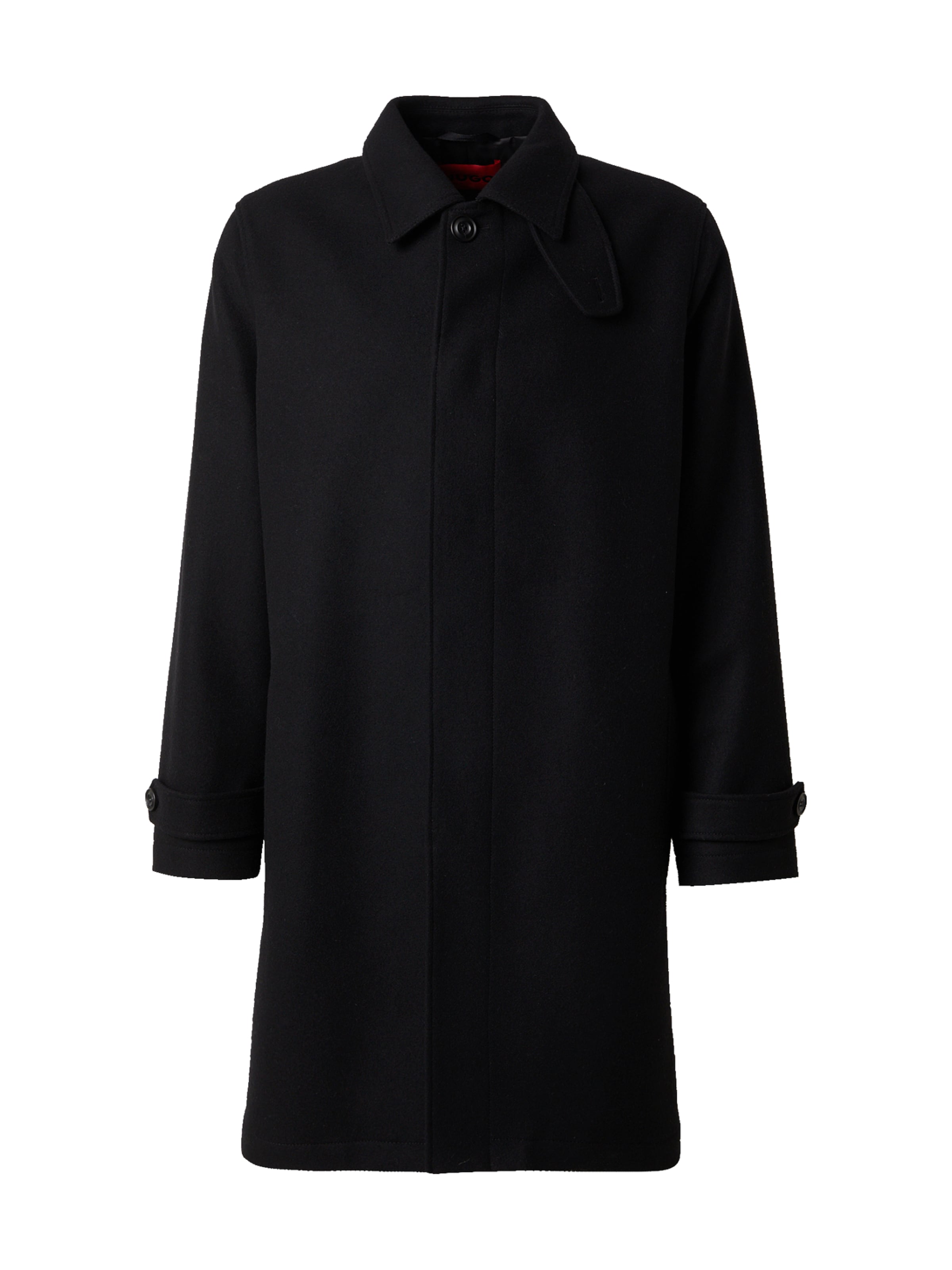 HUGO Välikausitakki 'Maver2542' värissä musta: etupuoli