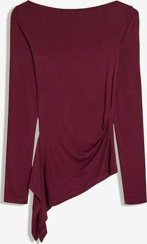 Bershka Shirts i rød: forside