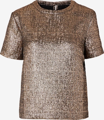 SELECTED FEMME Blouse in Gold: front