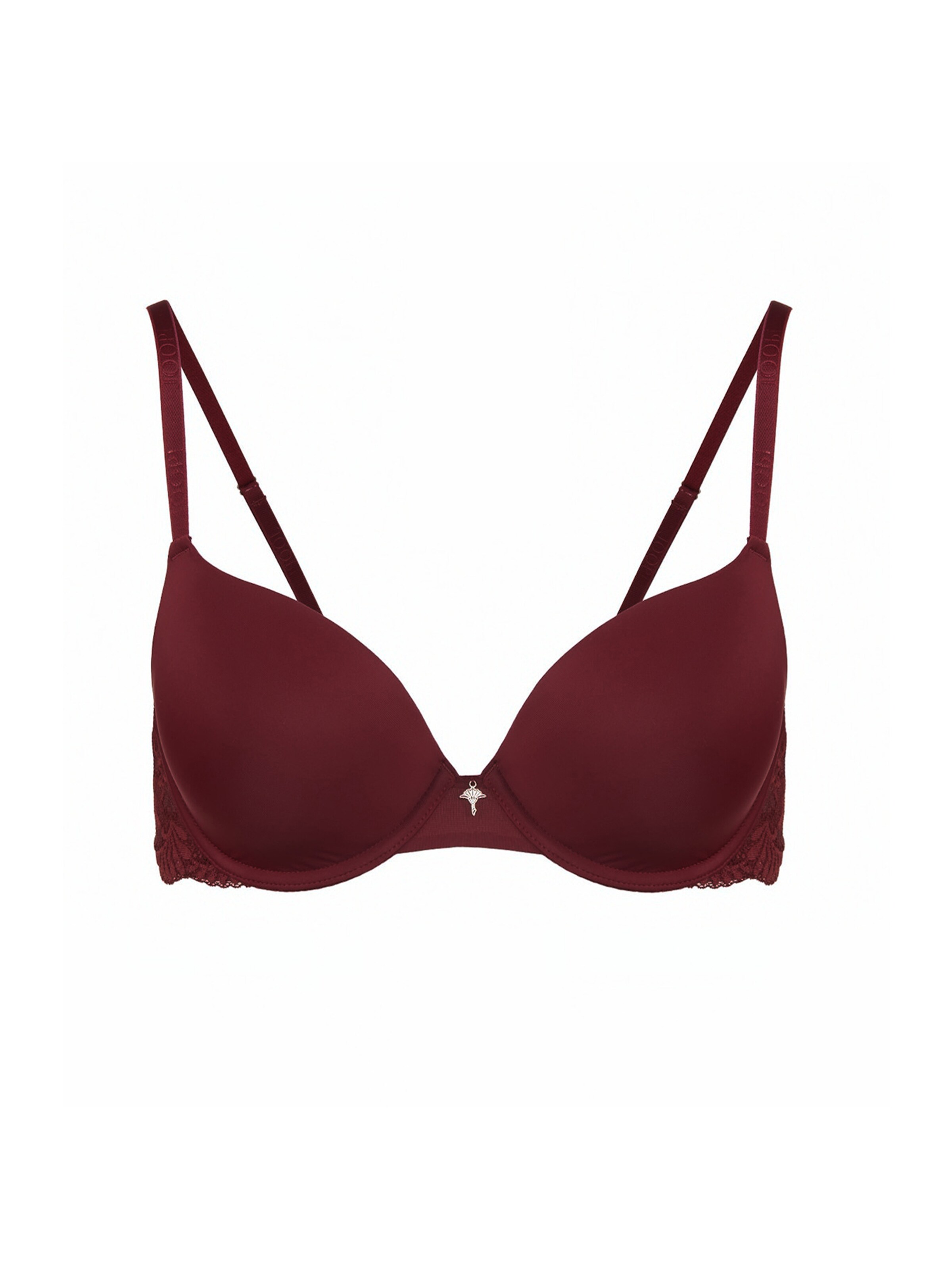 JOOP! - Clásico Sujetador ' Beautiful ' en rojo: frente