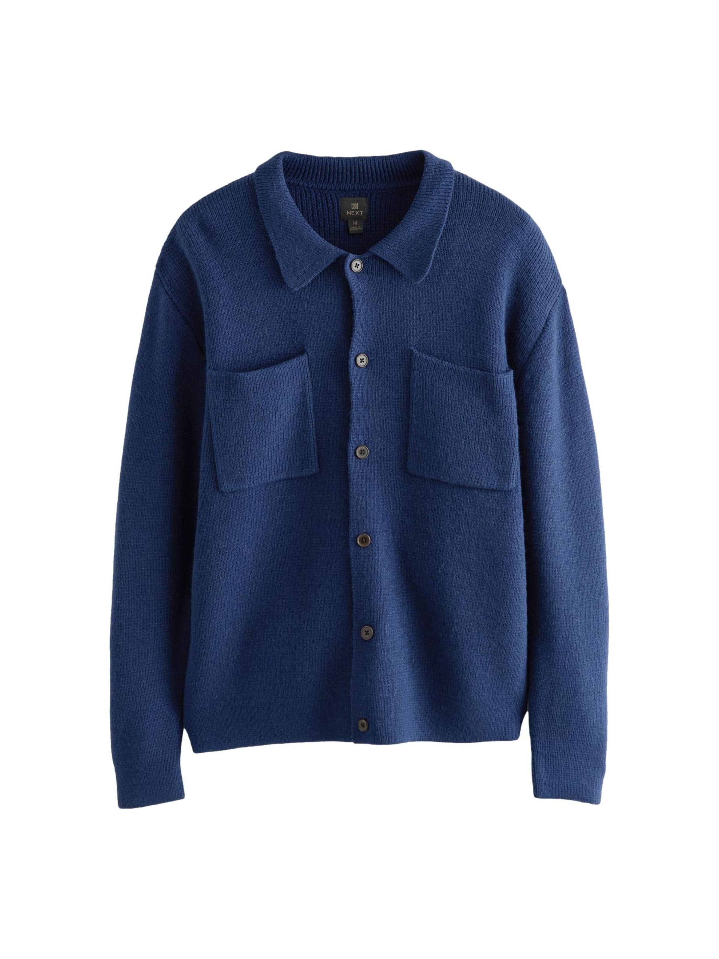 Next Вязаная кофта в Синий: спереди