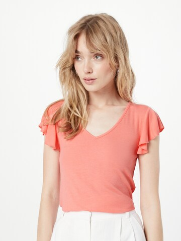 T-shirt QS en rose : devant