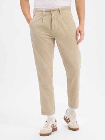 Regular Pantalon à pince Lindbergh en beige : devant