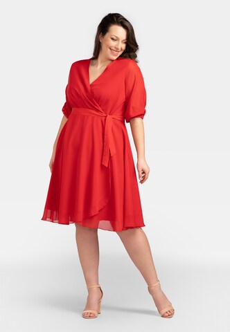 Karko Cocktail Dress ' NATALY ' in Red: front