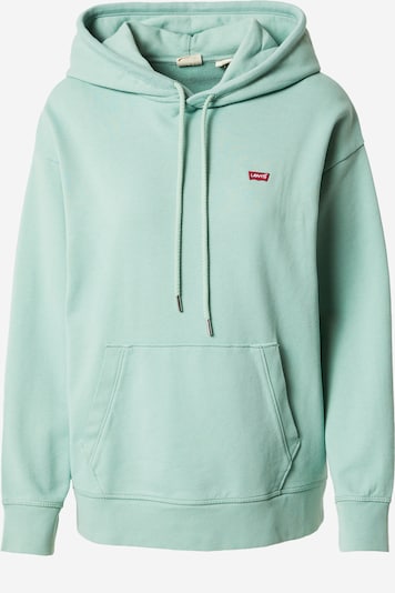 LEVI'S ® Sweatshirt 'Standard Hoodie' in Light green / Red / White, Item view