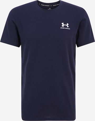 Tricou funcțional de la UNDER ARMOUR pe albastru: față