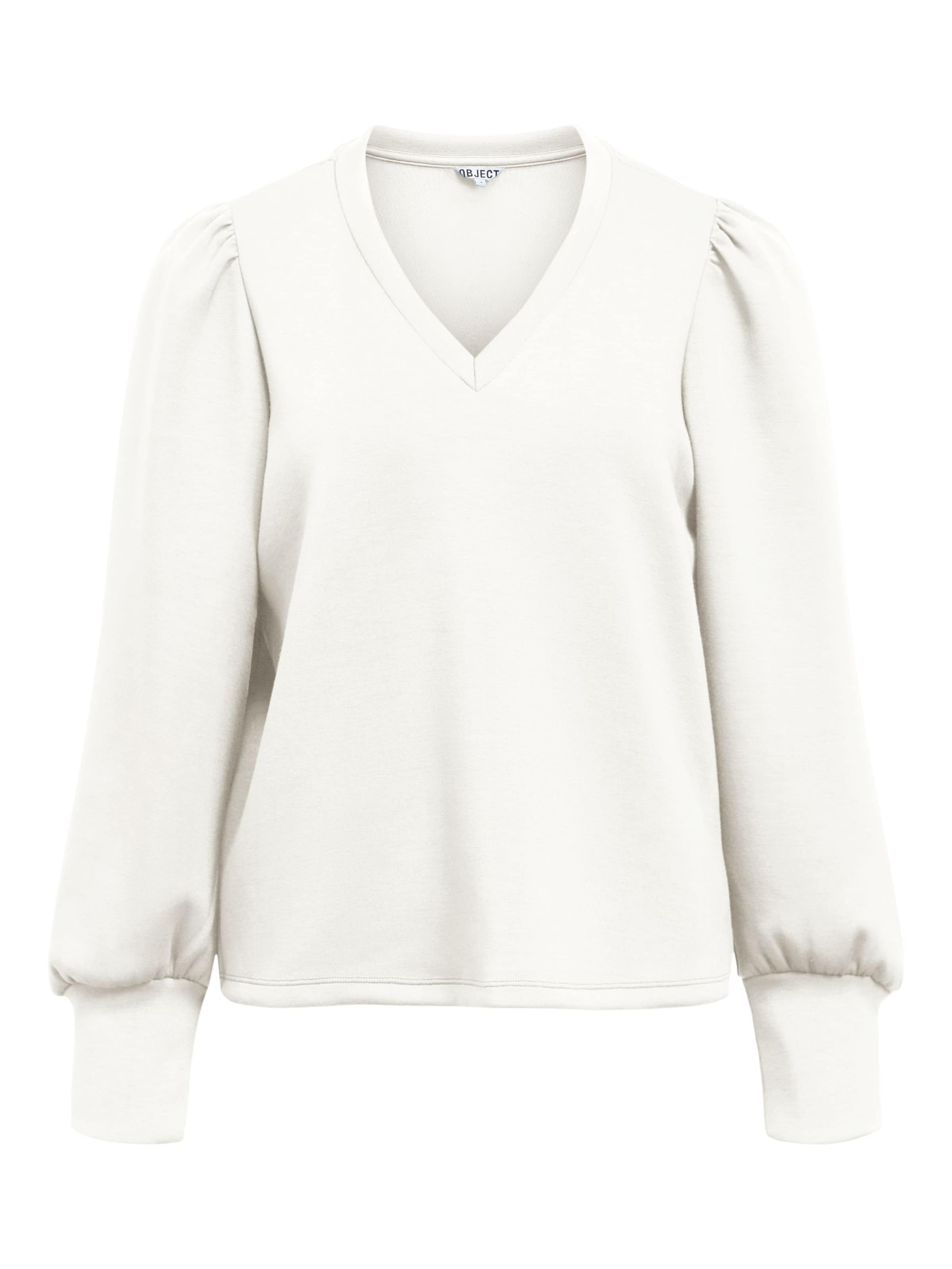 Felpa di OBJECT in bianco: frontale