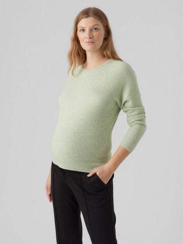 Vero Moda Maternity Pullover 'Doffy' in Grün: predná strana