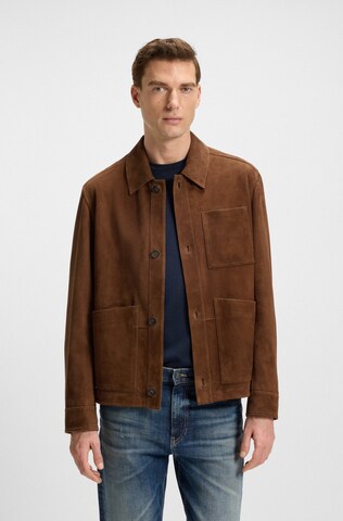BOSS Between-Season Jacket 'C-Markuedo' in Brown: front