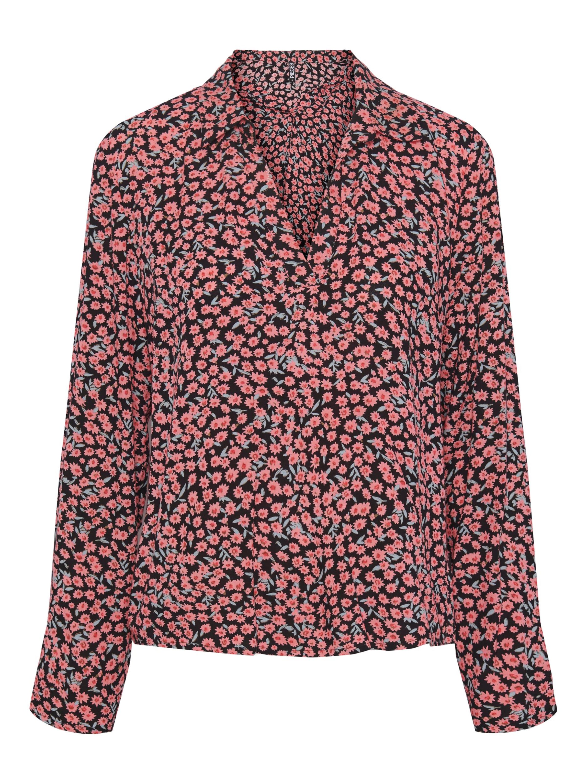 Camicia da donna di PIECES in rosa: frontale