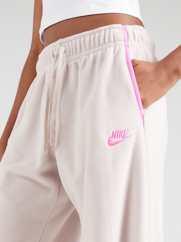 Nike Sportswear Loosefit Nadrág 'CLUB FLC' - rózsaszín