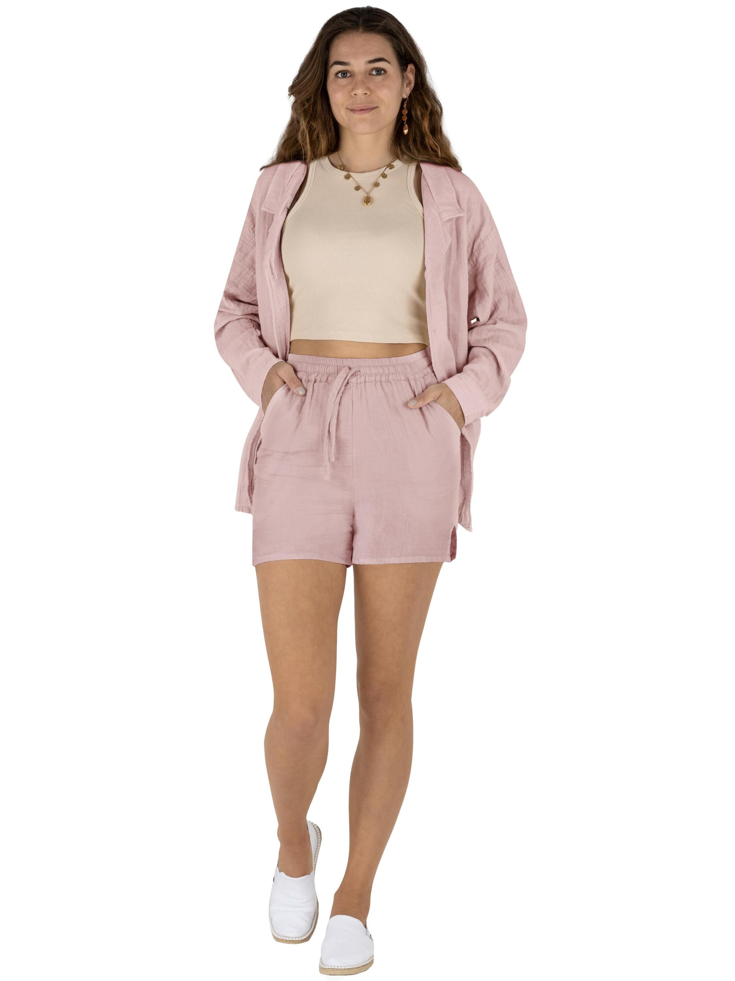 Janice Hausanzug in Pink: Vorderseite