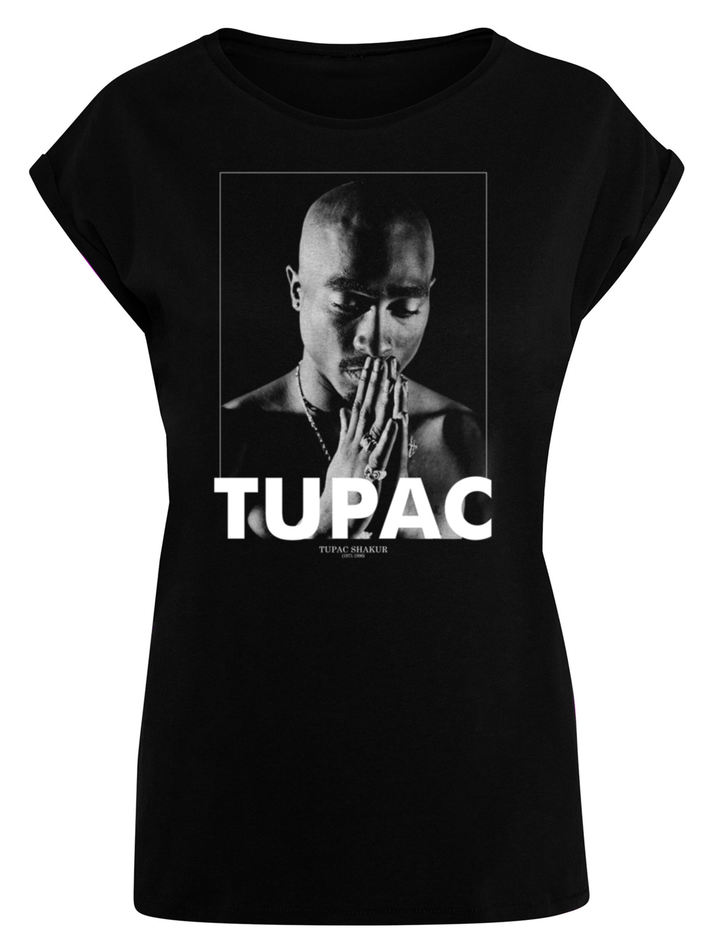 F4NT4STIC Shirt in Zwart: voorkant