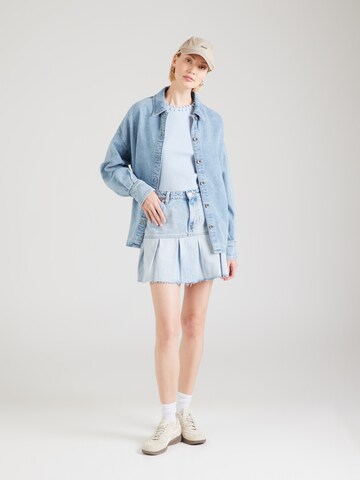 VILA Top 'VIBABIA LEAF' in Blue