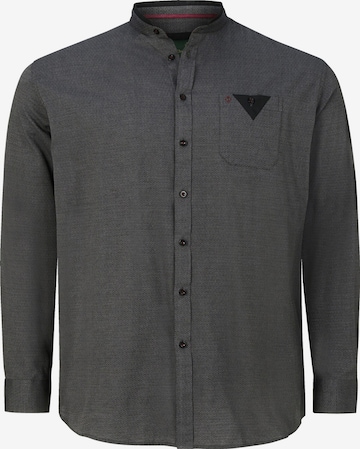 Fit confort Chemise Charles Colby en gris : devant