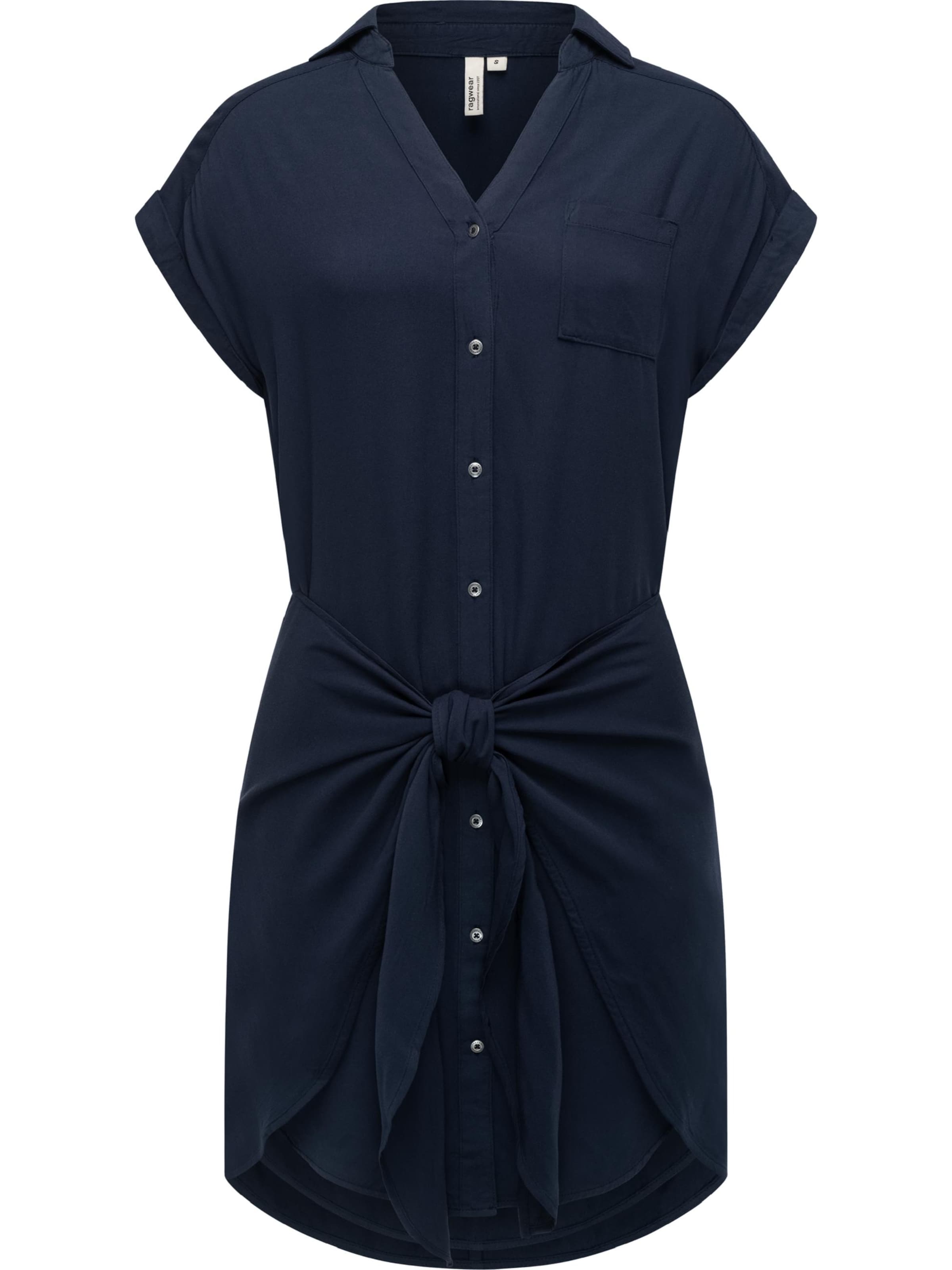 Ragwear Платье-рубашка 'Bahaya' в Синий: спереди