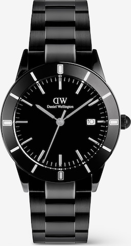 Daniel Wellington Uhr in Schwarz: Vorderseite