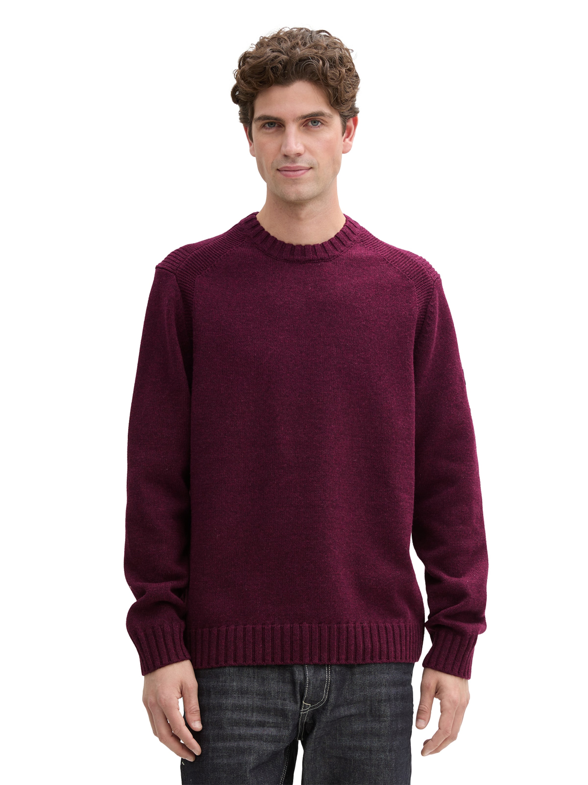 TOM TAILOR Pullover in Rot: Vorderseite