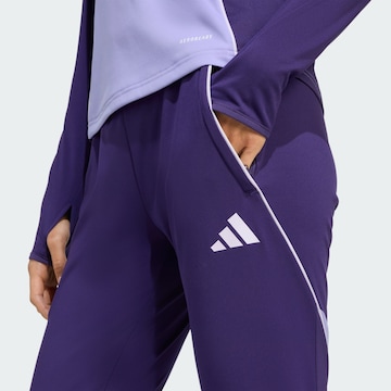 ADIDAS PERFORMANCE Slim fit Sports trousers 'Tiro 25 Competition' in Purple