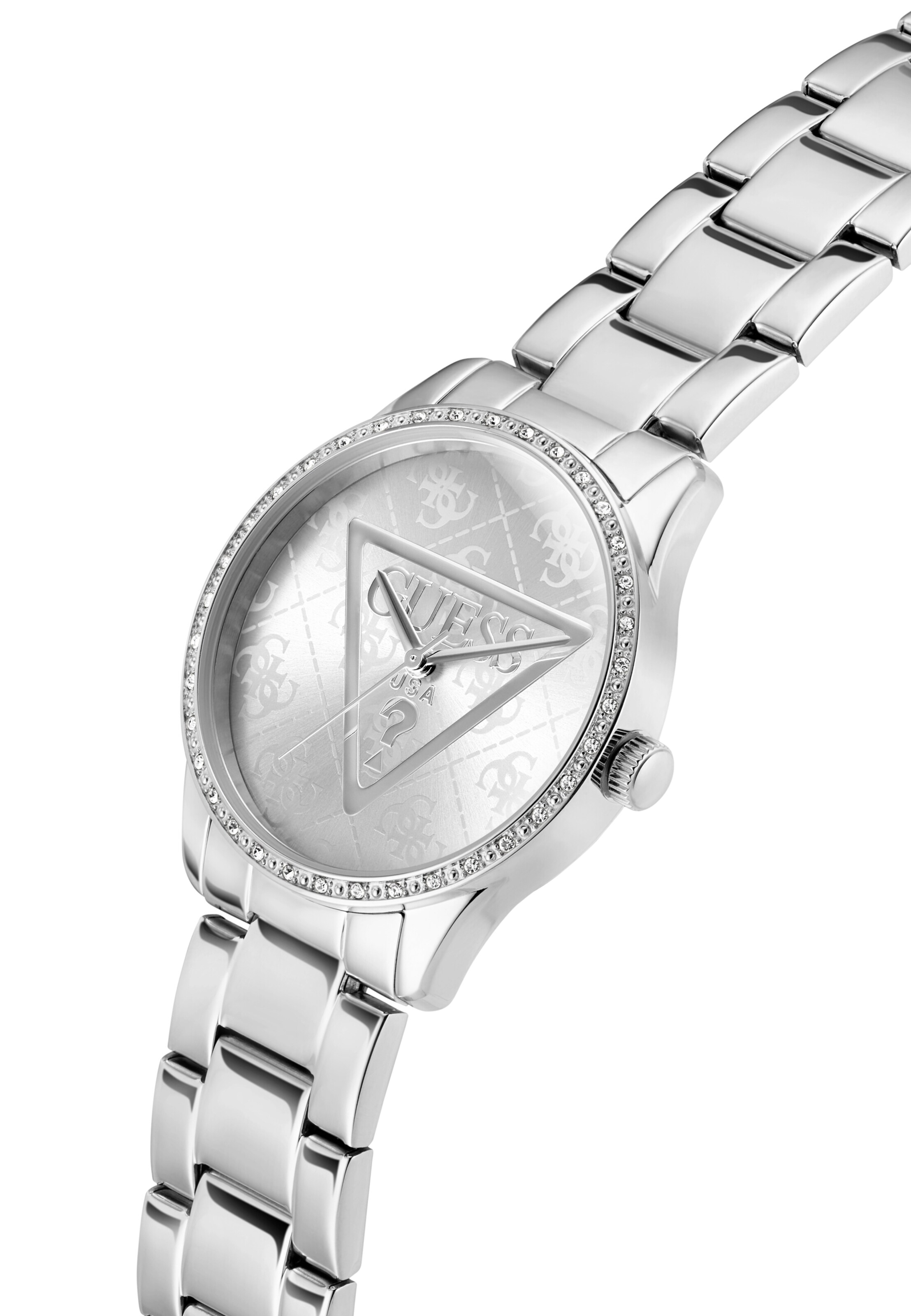 GUESS Analogt ur 'Roxy' i sølv