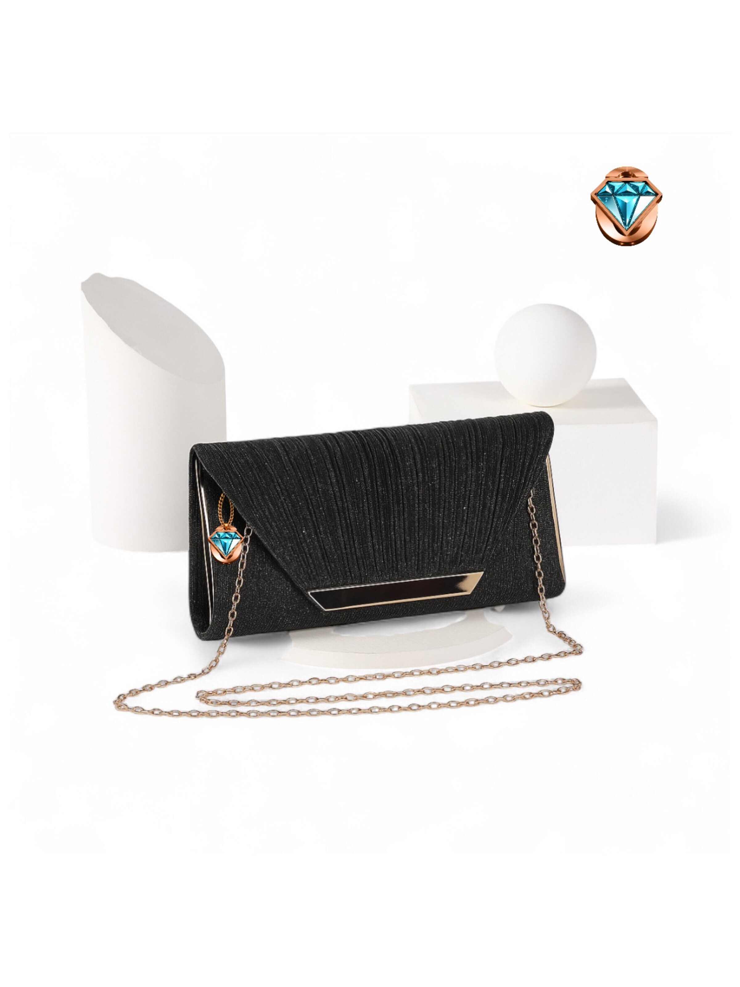 Elegon Clutch 'Model Jordan' in Black