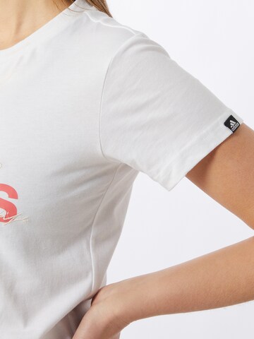 T-shirt fonctionnel ADIDAS SPORTSWEAR en blanc