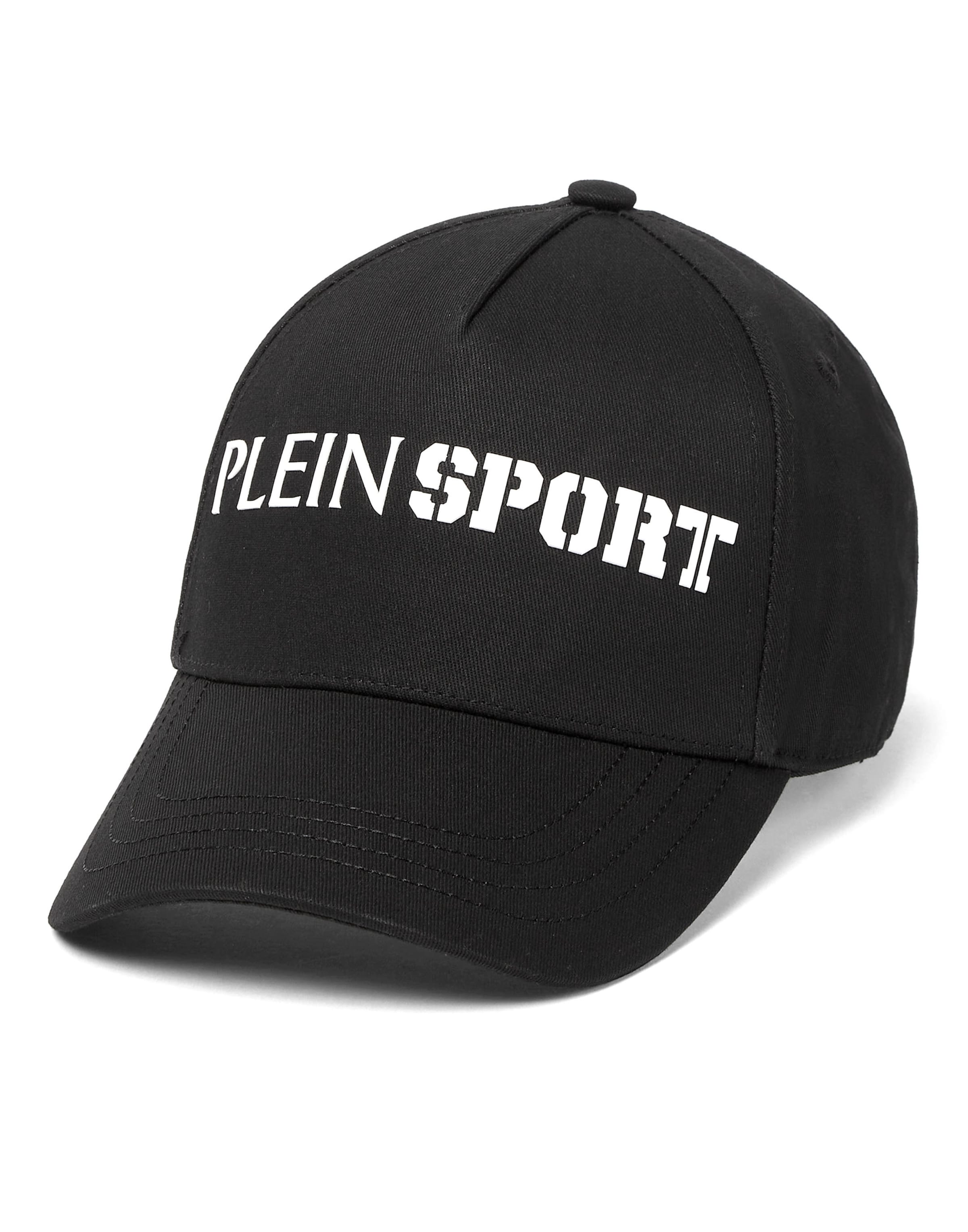 Plein Sport Cap in Schwarz: Vorderseite