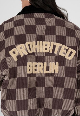 Veste mi-saison Prohibited en marron