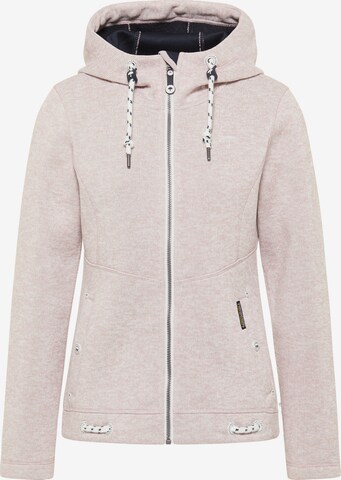 Schmuddelwedda Fleece Jacket in Pink: front