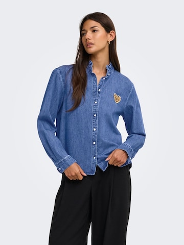ONLY - Blusa 'ONLWendy' en azul: frente
