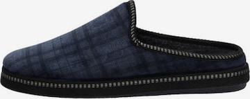 JOSEF SEIBEL Hausschuh in Blau: Vorderseite