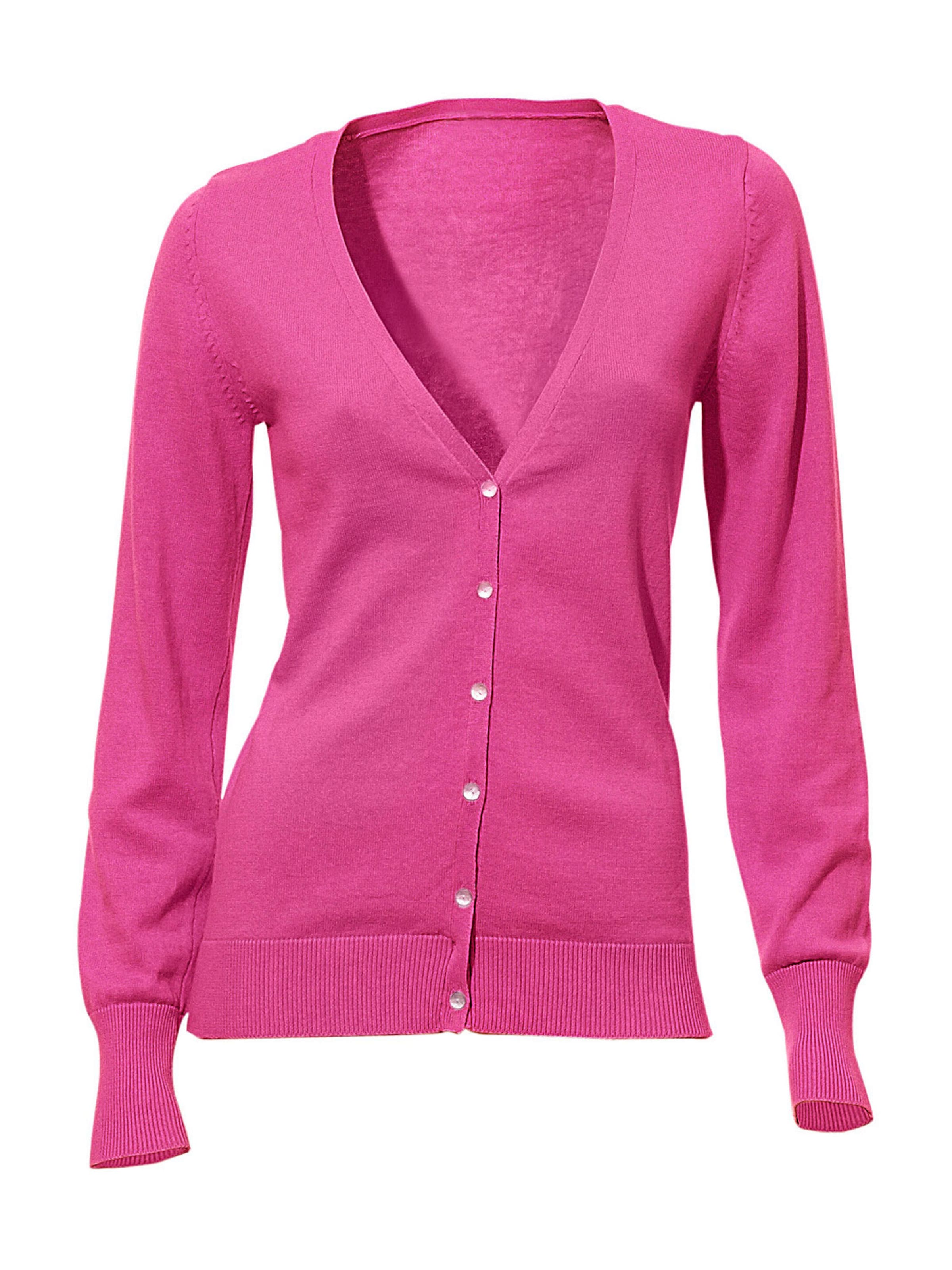 heine Strickjacke in Pink: Vorderseite