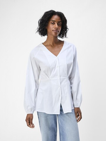 OBJECT Bluse 'TUTTA' in Weiß: Vorderseite