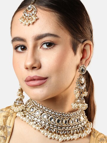 SOHI Sieraden set 'Beeti' in Goud: voorkant