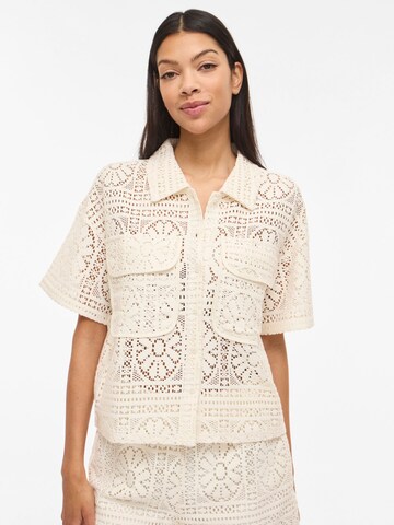 VILA Blouse 'VIMerinda' in Beige: voorkant