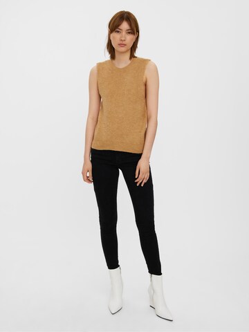 VERO MODA Sweater 'Olina' in Brown