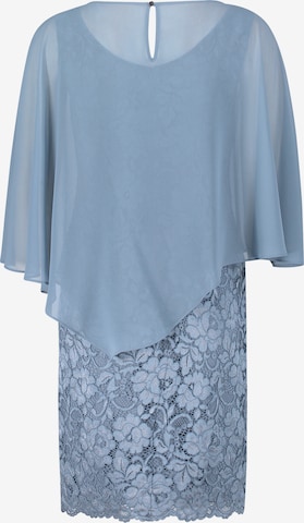 Robe de cocktail Vera Mont en bleu : devant