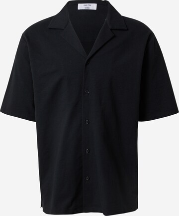 Chemise 'Roman' DAN FOX APPAREL en noir : devant