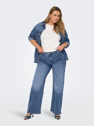 ONLY Carmakoma Wide Leg Jeans 'CARSally' i blå