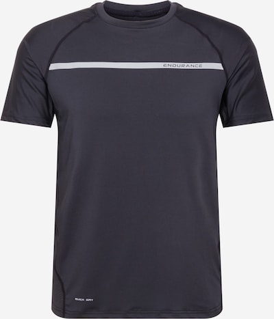 ENDURANCE Functioneel shirt 'Serzo' in de kleur Lichtgrijs / Zwart, Productweergave